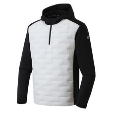 클리브랜드 남성용 에어튜브 브릭패턴 무봉제퀼팅 집업 후디 긴팔 티셔츠 CGKMTS125R1