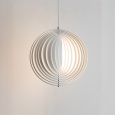 hit LIGHTING Layer Moon 單燈吊燈 D25856, 白色