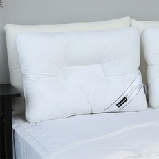 Sommier 高密度棉超細纖維立體枕芯, 白色, 1個