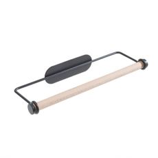 Solve Living 萬用廚房紙巾架(附免釘膠), 黑色, 1入