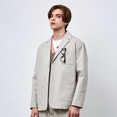 CUSTOMUS 男士半寬鬆版型雙釦夾克 CXS24SWJK208