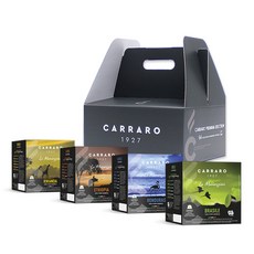 CARRARO 多趣酷思咖啡機適用4款單品咖啡膠囊禮盒, 448g, 1組, 1組