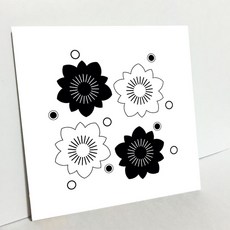 HTP 傳統紋樣磁磚 梅花鳥紋 半閉櫃 白銅裝飾 K0978 9194, 1個