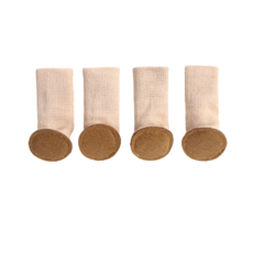 고민고밍 패브릭 소음방지 커버 라운드 4p, 아이보리