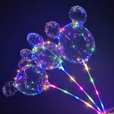 Today Living LED可愛氣球製作3入 + 打氣筒套組 R99602T, 隨機出貨(打氣筒), 1套