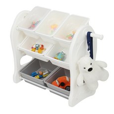 Miru 玩具收納箱 74x37x71公分, 灰色, 3層