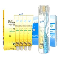 atomy 艾多美 旅行牙刷套組+牙膏 50g x 4p, 1套