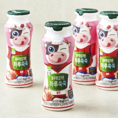 풀무원 요거트 하루 쑥쑥 딸기, 1개, 4개입, 100ml