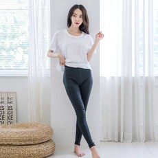 에이원패션 국내생산 에이원 여성용 기모 일자 9부 타이즈 F 904