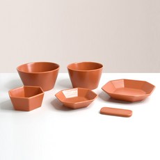 PRELUDE Simplet 單人獨食餐具組, 1套, 6種, 胡蘿蔔