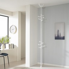 이지온 솔리드 캑터스 고정식 스탠드 행거 EOC32-S, 화이트