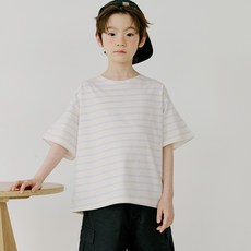 바브키즈 아동용 통기성 단가라 박스 티셔츠