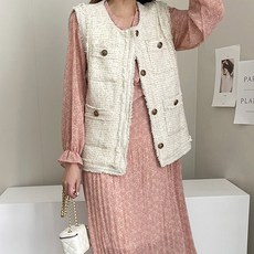 OKI 女式 Sharala 粗花呢背心