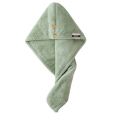 행쇼 헤어타올 두툼형 150g, 그린, 1개