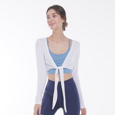 Philosophia Fit Up 女款人造絲綁帶開襟衫 K1017