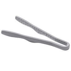 Kitchen Factory 莫蘭迪色矽膠料理夾 灰色 18.3cm 耐熱100℃ 韓國製造, 1個