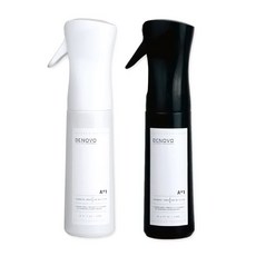 DENOVO 半自動噴霧瓶 300ml 2入, 白色+黑色, 1組