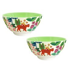 印花兒童碗組 L號, 2入, 野生植物款