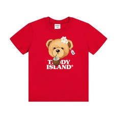 nykids 兒童透氣Teddy Island NY短袖T恤 T075_R