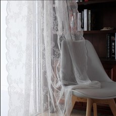 블루팩토리 레이스 커튼 BF138