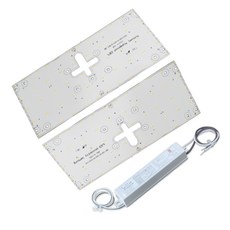 SMD Tech 三星 LED 模塊套組 2 燈 S6 400 x 165 mm 50W+KC 轉換器, 日光色, 1套