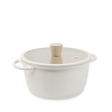 Lacena IH爐適用附蓋雙耳湯鍋 20cm, 單色, 1個