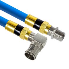 韓國製 Gold 高級型 RF 天線 藍色 5C 彎角 延長 同軸 手工線纜 7M, MLZ-GRLAB070(7m)
