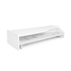 컵받침 스토리지 모니터 받침대 YT_RC293, 화이트