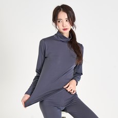 [韓國製造]A-ONE 女款刷毛高領內搭上衣 99005