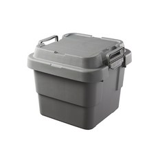 코끼리캠핑 아웃도어 트렁크 카고 수납 보관 박스 30L A CKA-4039-A, 그레이, 1단