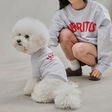 HotelCerritos HC x andblank 寵物狗 + 飼主情侶運動衫套組, Melange Gray