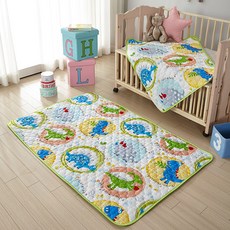 보드래 유아용 순면 누빔 방수패드, 헬로디노, 1개