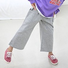 兒童每日寬版口袋褲