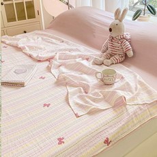 Damadama 圖案系列四季多合一便攜旅行用被套, 棉花糖