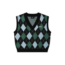 CHUCK 菱形針織背心