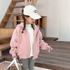 Starbean 兒童基本款彩色連帽拉鍊外套