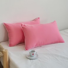 아임리빙 사계절 스윗엣지 통세탁 베개, 인디핑크, 2개