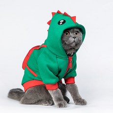 寵物恐龍背包連帽T恤 MING-M, 混色, 1個