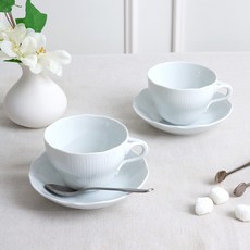 CESKY PORCELAN 咖啡杯 2人組 210ml, 布拉格白, 1套