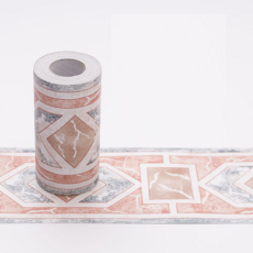 黏貼式PVC廚房浴室防水牆面腰線貼紙壁貼 10, 混合色