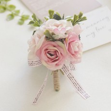 ozney 人造花 活動用 胸花 西裝領花 花朵胸花 OZ-501, 01 胸花, 1個