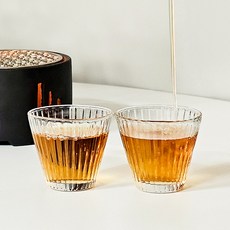 茶語 春季耐熱玻璃茶杯 60ml S210-4, 2個, 透明