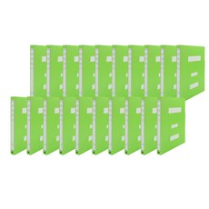 希望辦公點大容量PP政府文件A4, 淺綠, 20個