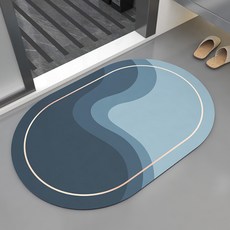 미니멀 컬러 웨이브 뽀송 매트 S, 블루