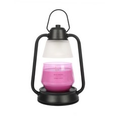 양키캔들 스튜디오 콜렉션 캔들 택 + 비콘 시리즈 워머 + 전구 2p 세트, 와일드 오키드, 블랙(워머)