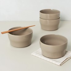 라운드앤플랫 로코리빙 미드라인 면기, 모카, 모카, 모카, 모카, 4개