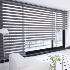 Nuguna 基本款斑馬簾 暖色調