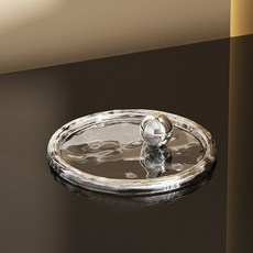 Allode 透明裝飾托盤, 5 透明圓形