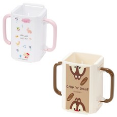 Skater 韓國折疊式包裝飲料杯架 細款 貓森林+基本奇奇蒂蒂組, 混色, 1組