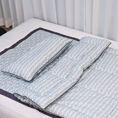 아띠블랑 유아용 순면 이불 + 베개 + 패드 세트, 클라우드